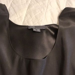 Vince Slate grey matte loose crop top